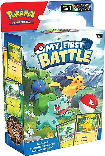 Pokemon TCG: My First Battle - Pikachu and Bulbasaur (2 ready-to-play mini decks & accessories)