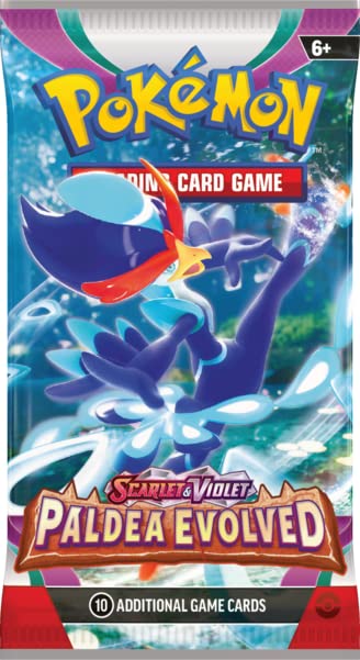 Pokémon TCG: Scarlet & Violet—Paldea Evolved Triple Pack (Tinkatink) - 3 Boosters & Foil Promo Card(Assorted)