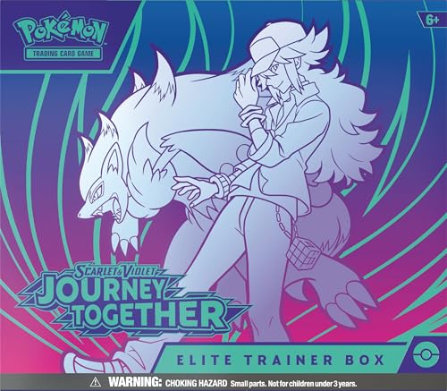 Pokémon TCG: Scarlet & Violet—Journey Together Elite Trainer Box (1 Full-Art Promo Card, 9 Boosters & Premium Accessories)