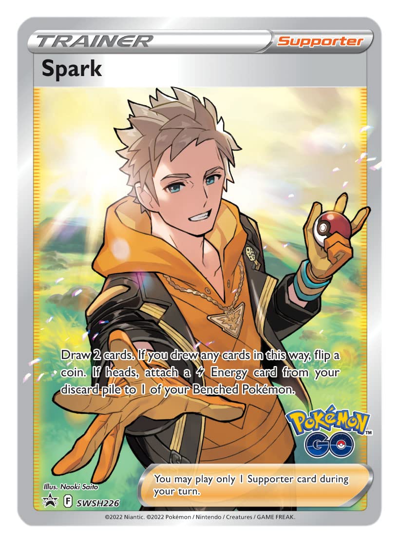 Pokémon TCG: GO Special Collection - Team Instinct (1 Foil Promo Card, 1 Deluxe pin & 6 Booster Packs)
