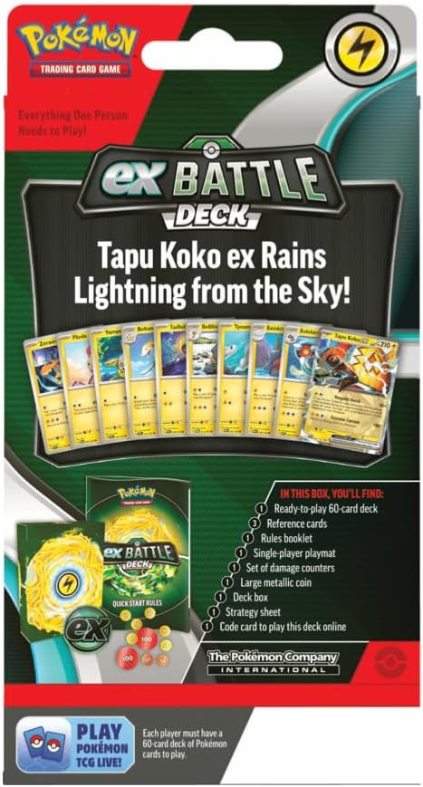 TCG Tapu Koko ex/Iron Leaves ex Battle Deck