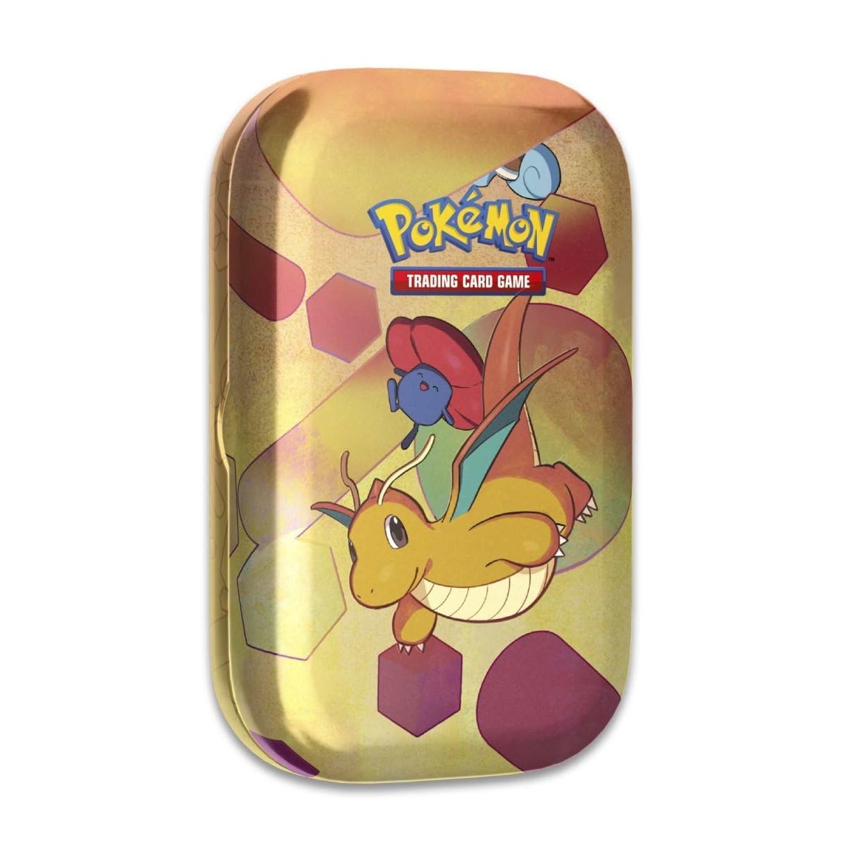 Pokemon TCG: Scarlet & Violet - 151 Mini Tin - Dragonite and Vileplume (2 Booster Packs, 1 Coin & 1 Art Card)
