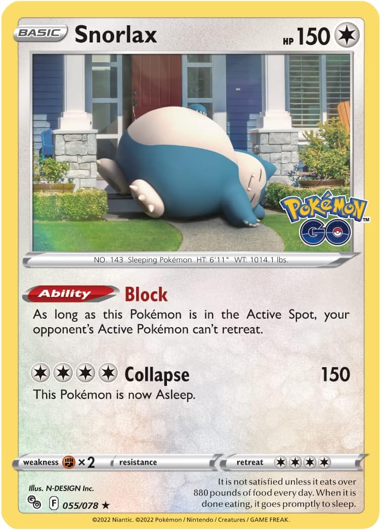 TCG GO Snorlax V Tin