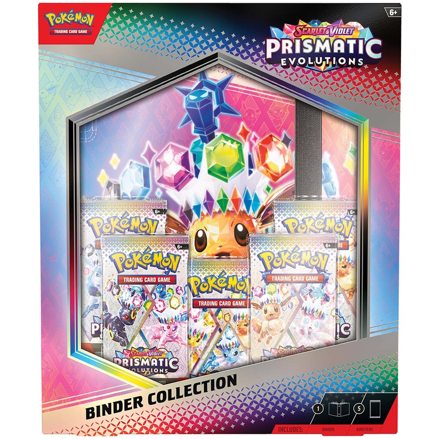 Pokemon TCG Scarlet & Violet 8.5 Prismatic Evolutions Binder Collection