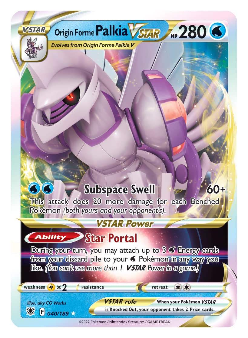 Pokemon TCG Trainer League Battle Deck Origin Forme Palkia VSTAR Assorted Set 6+