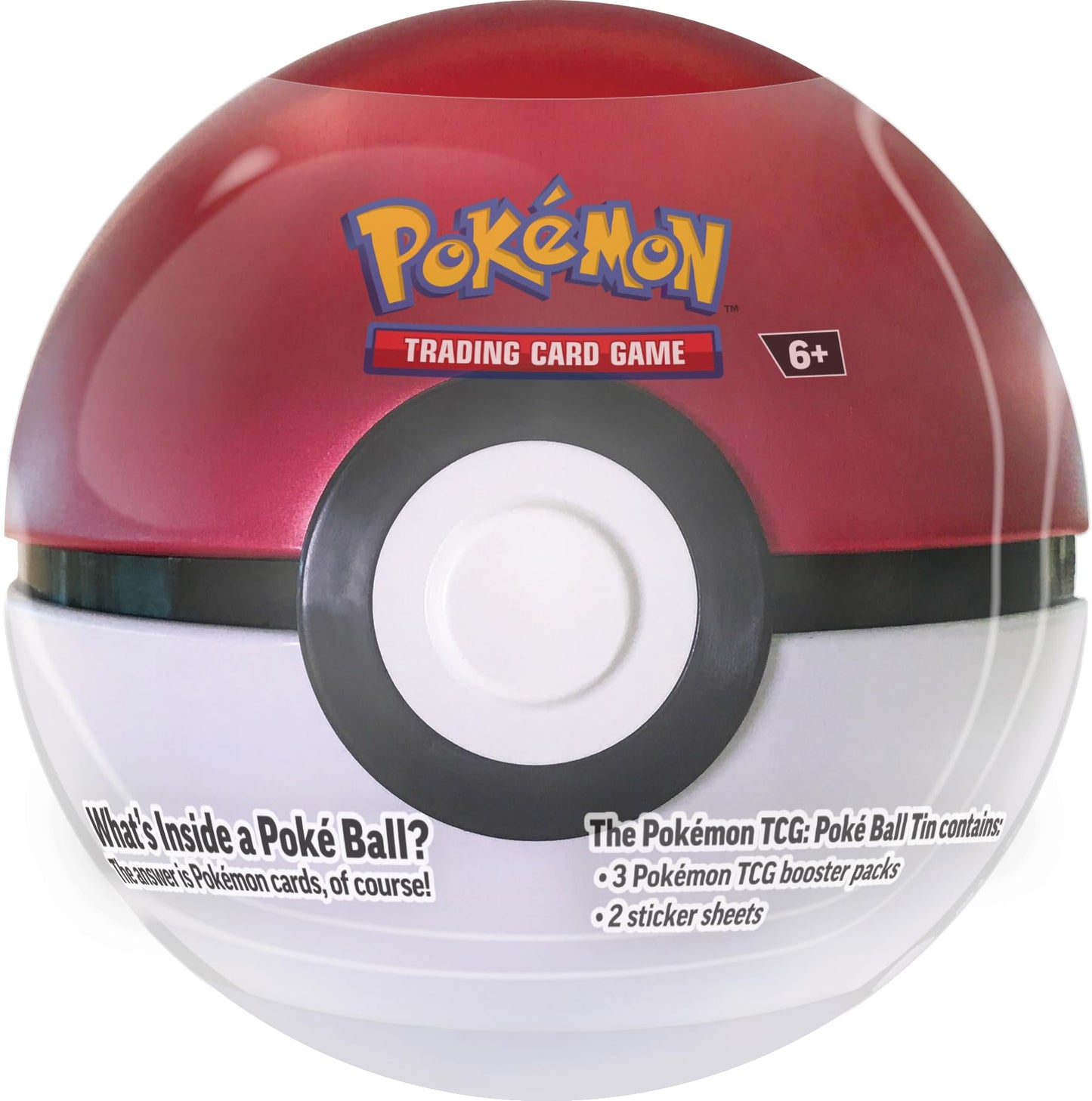 TCG: Poke Ball Tin Bundle 2024 Version - Poke Ball, Great Ball & Ultra Ball (9 Pokemon TCG Booster Packs & 7 Sticker Sheets)