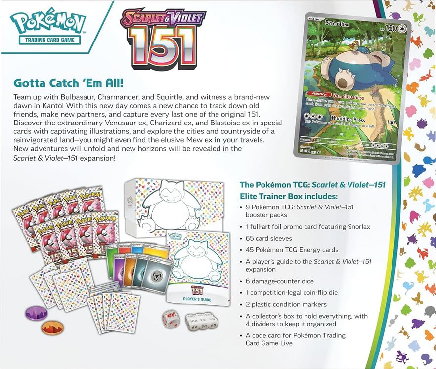 Pokemon TCG: Scarlet & Violet - 151 Elite Trainer Box
