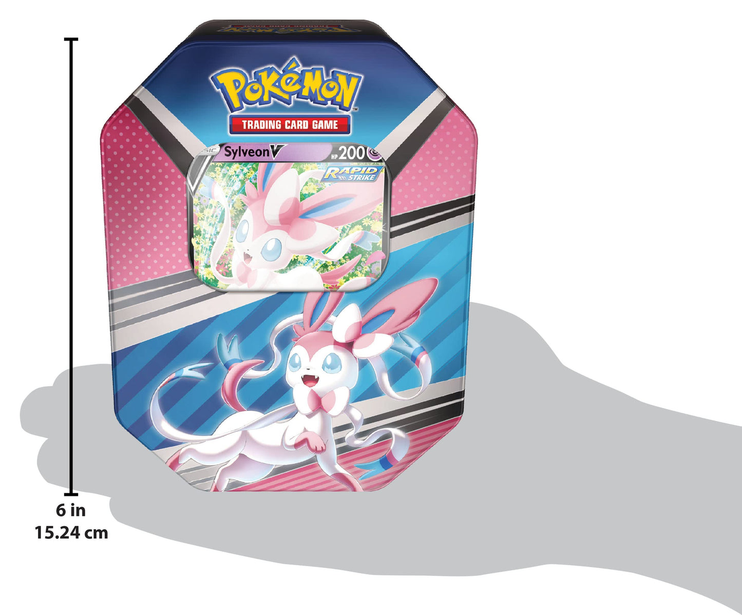 TCG: V Tin Heroes Sylveon (1 Foil Cards & 4 Booster Packs)