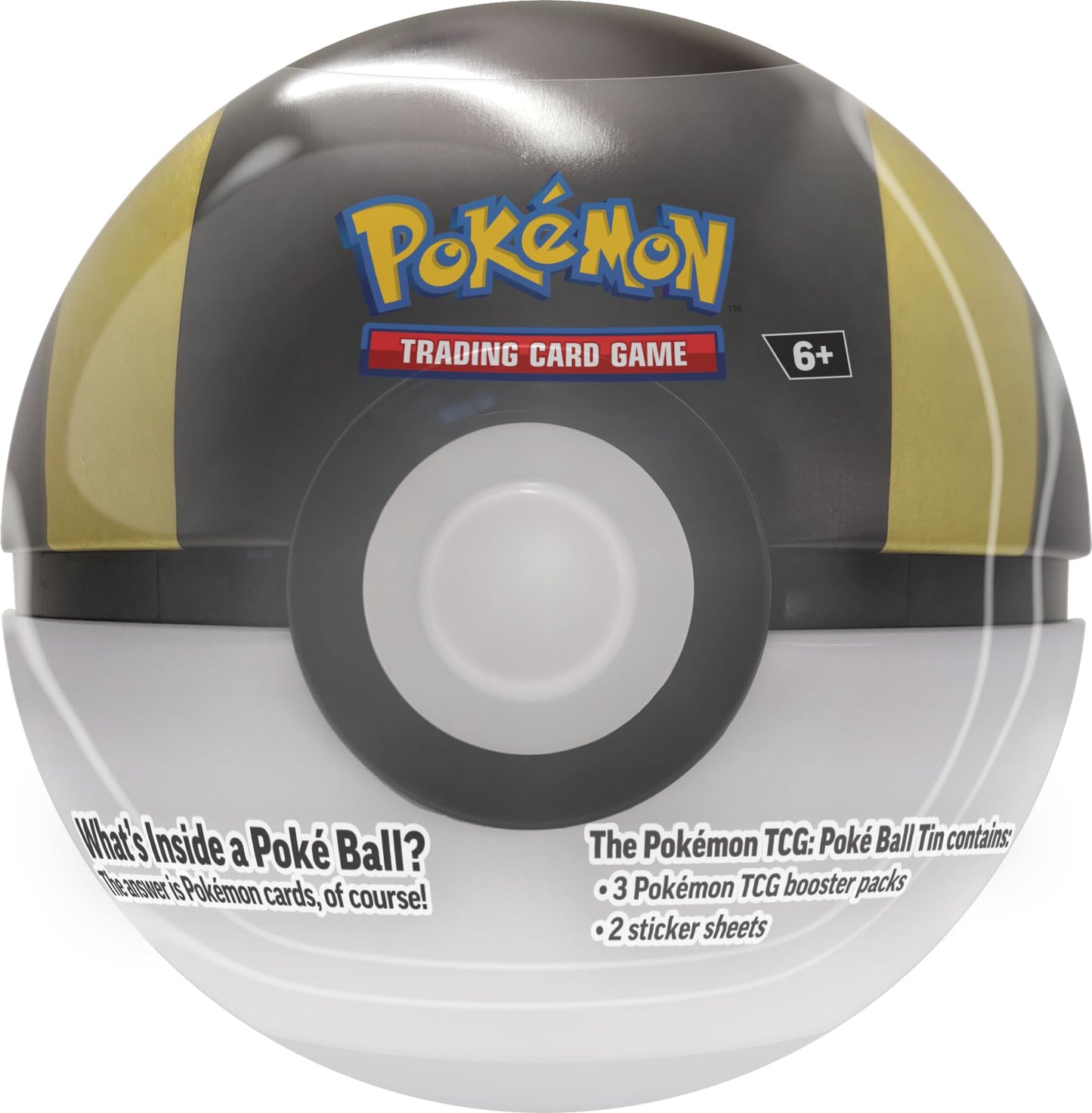 TCG: Poke Ball Tin Bundle - Poke Ball, Great Ball & Ultra Ball (9 Pokemon TCG Booster Packs, 7 Sticker Sheets)