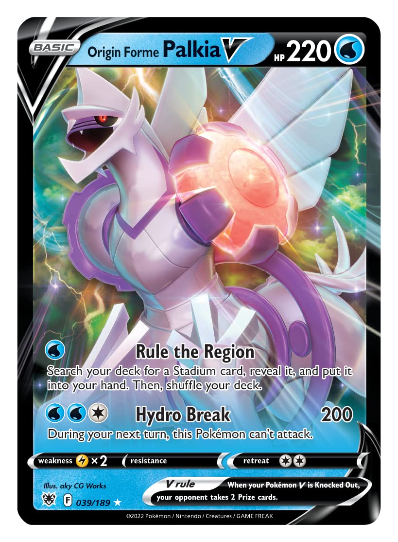 Pokemon TCG Trainer League Battle Deck Origin Forme Palkia VSTAR Assorted Set 6+