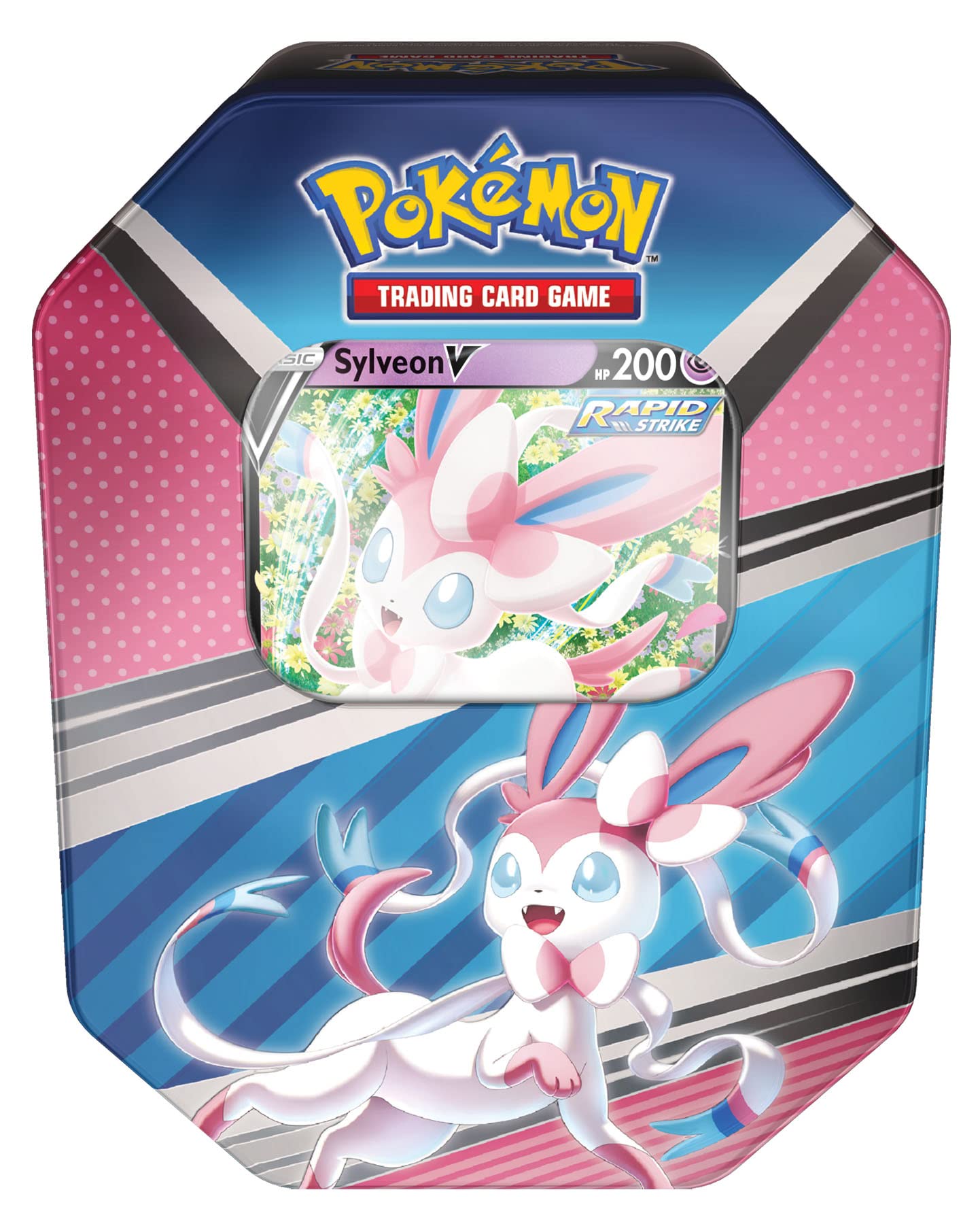 TCG: V Tin Heroes Sylveon (1 Foil Cards & 4 Booster Packs)