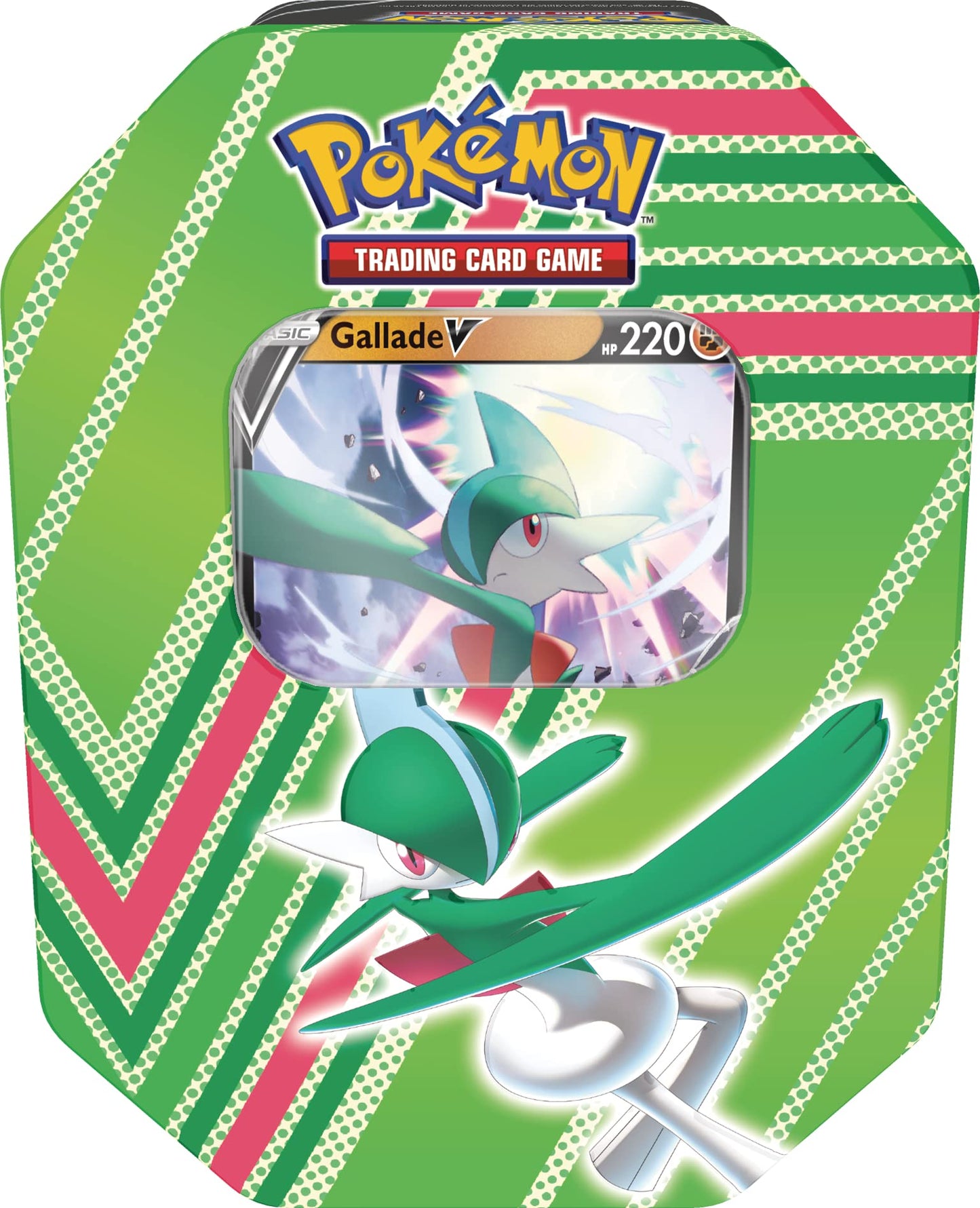 Pokemon Hidden Potential Tin - Gallade V (1 Foil Card & 4 Booster Packs)