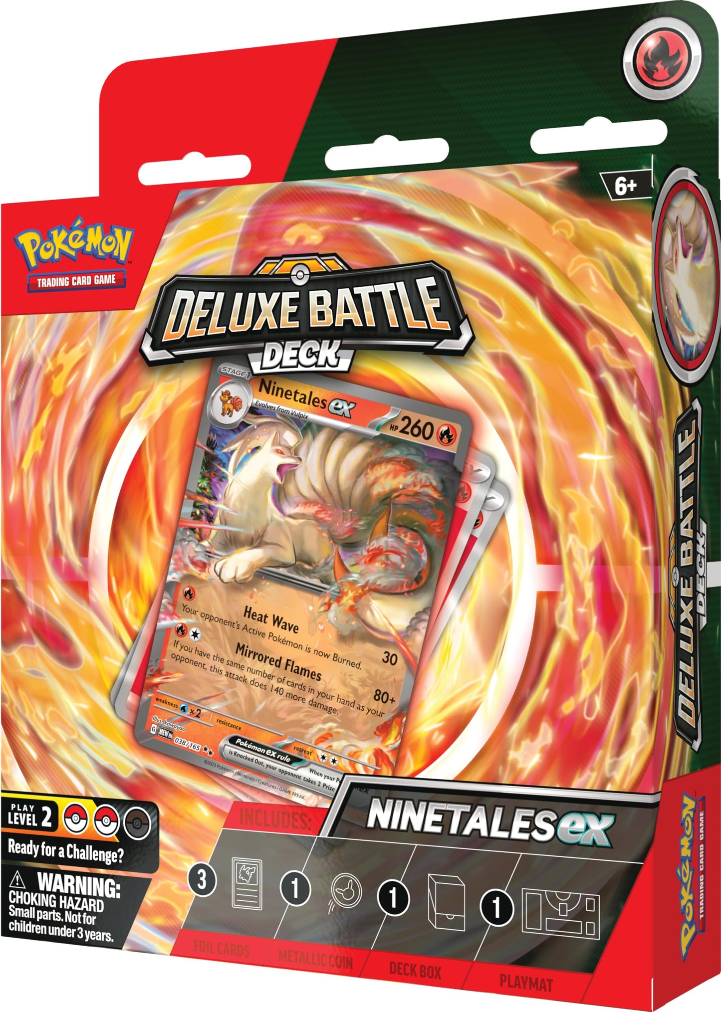 TCG: Ninetales ex Deluxe Battle Deck (Ready to Play 60 Card Deck & Accessories)