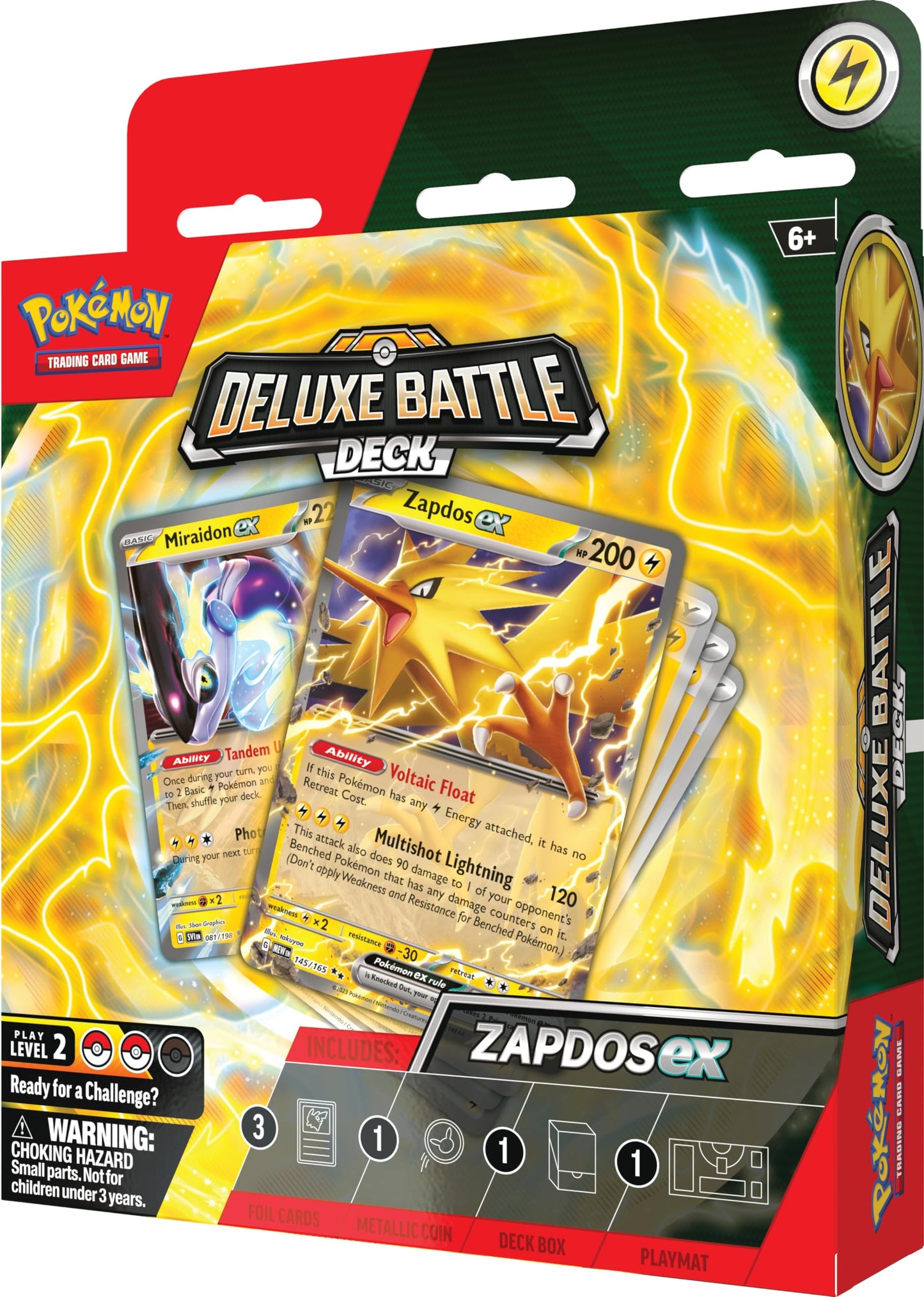 TCG: Zapdos ex Deluxe Battle Deck (Ready-to-Play 60-Card Deck & Accessories)