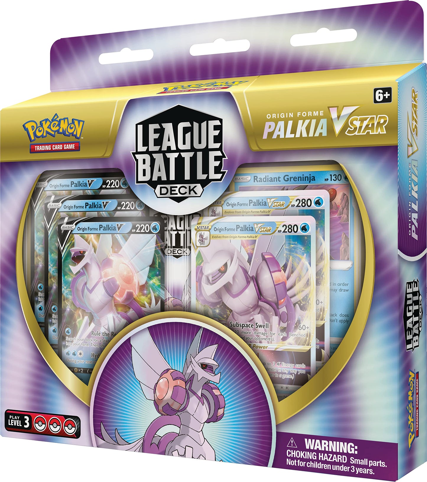 Pokemon TCG Trainer League Battle Deck Origin Forme Palkia VSTAR Assorted Set 6+
