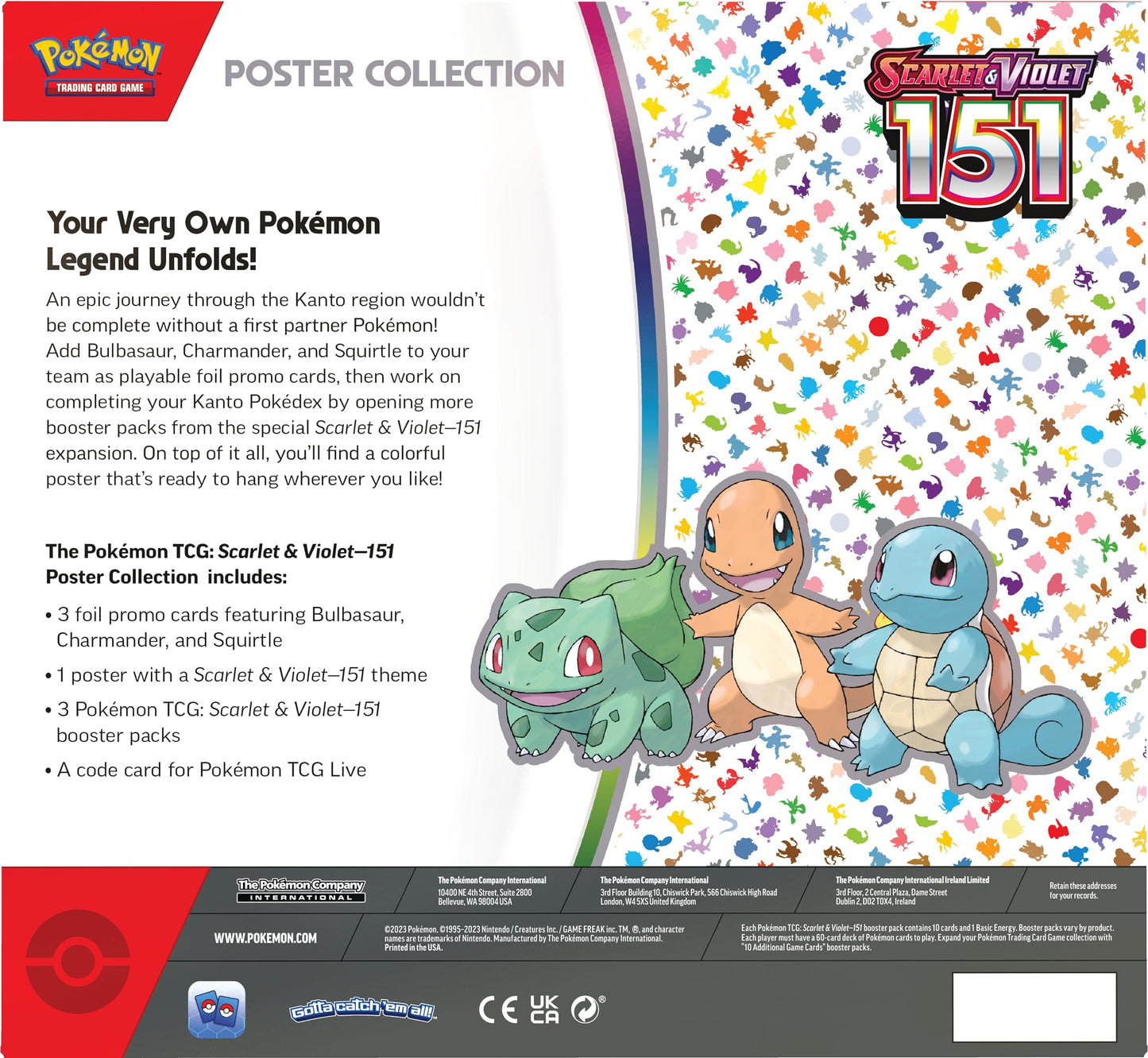 TCG Scarlet & Violet - 151 Poster Collection