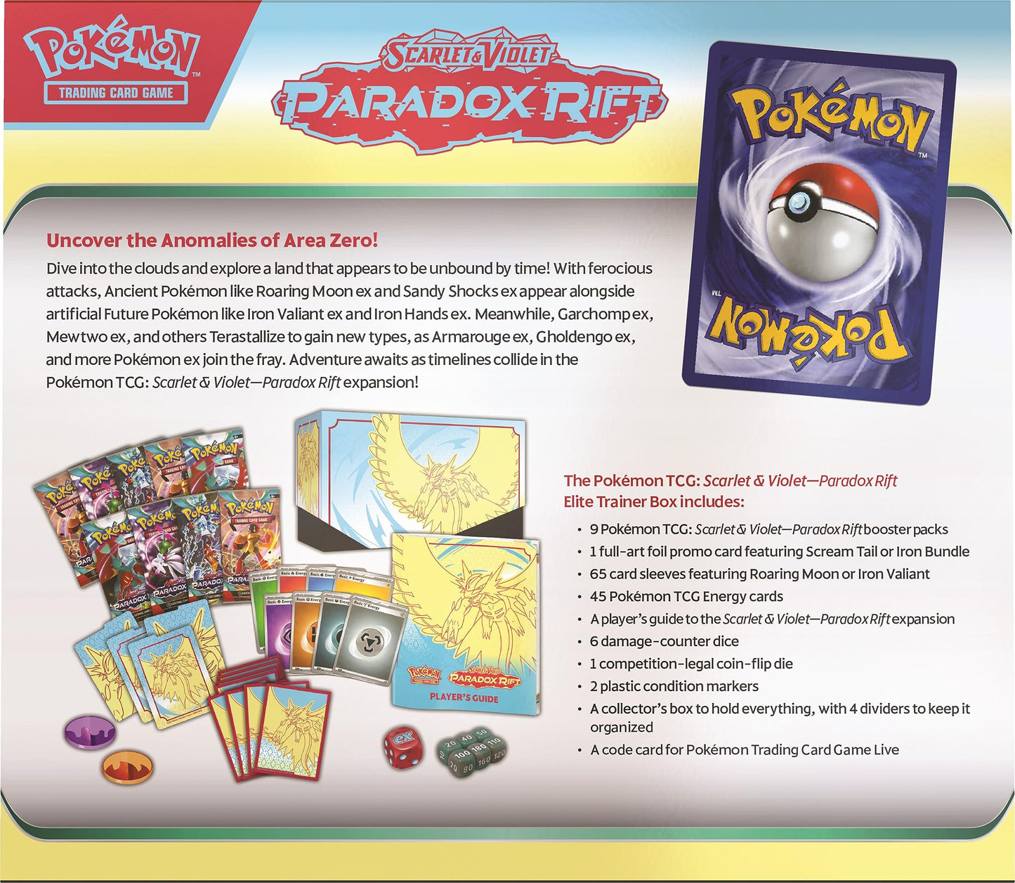 POKEMON TCG Scarlet & Violet 4: Paradox Rift Elite Trainer Box (ETB)