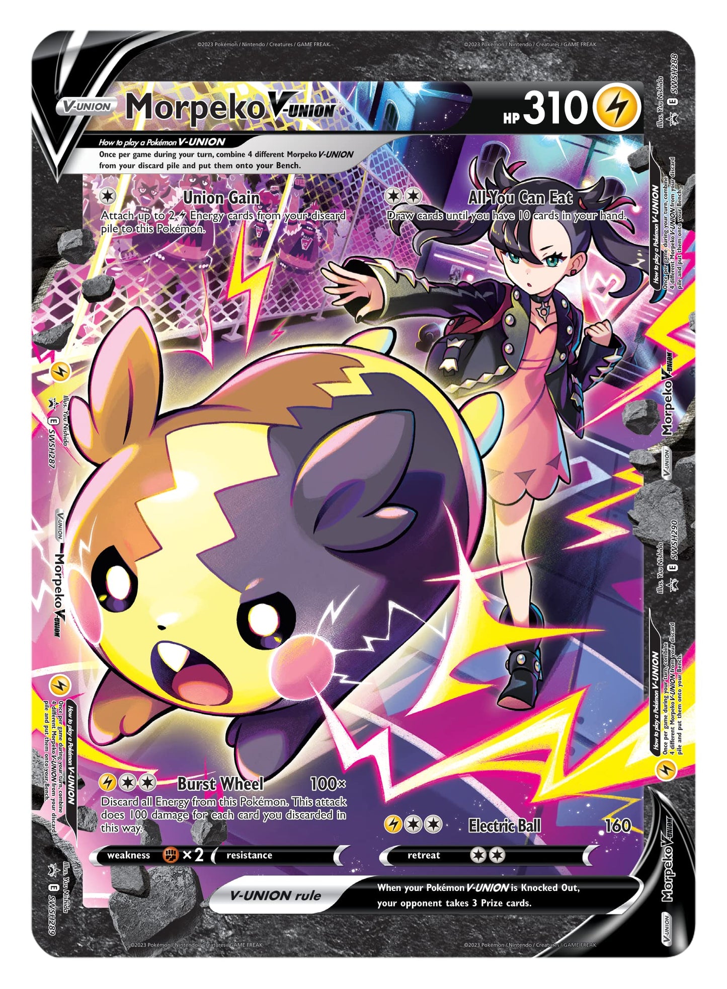 Pokémon TCG: Crown Zenith Premium Playmat Collection Morpeko V-Union Box