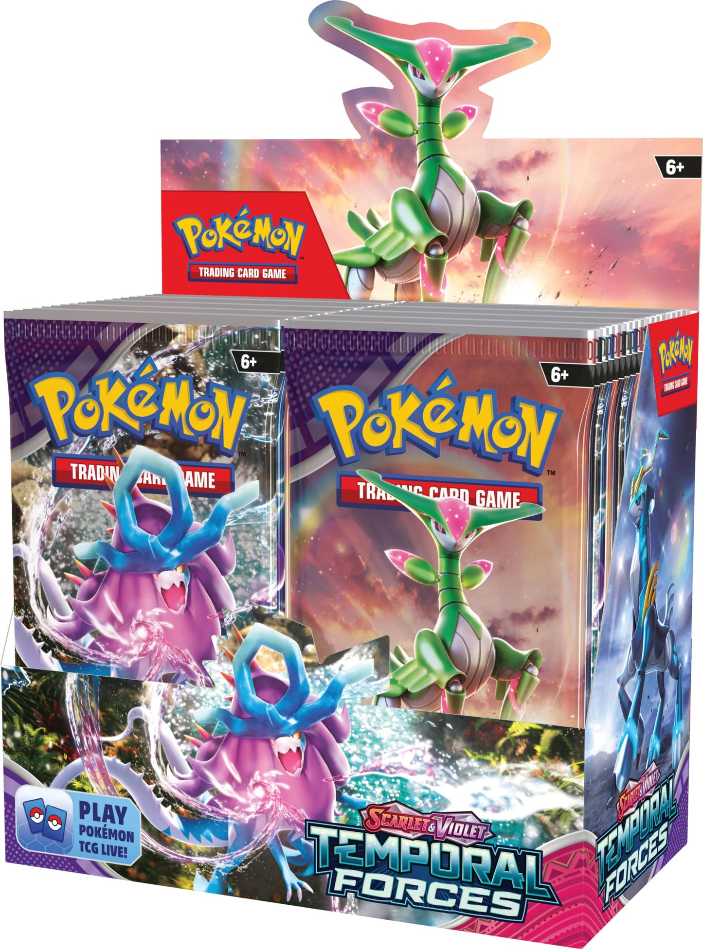 TCG: Scarlet & Violet - Temporal Forces Booster Display