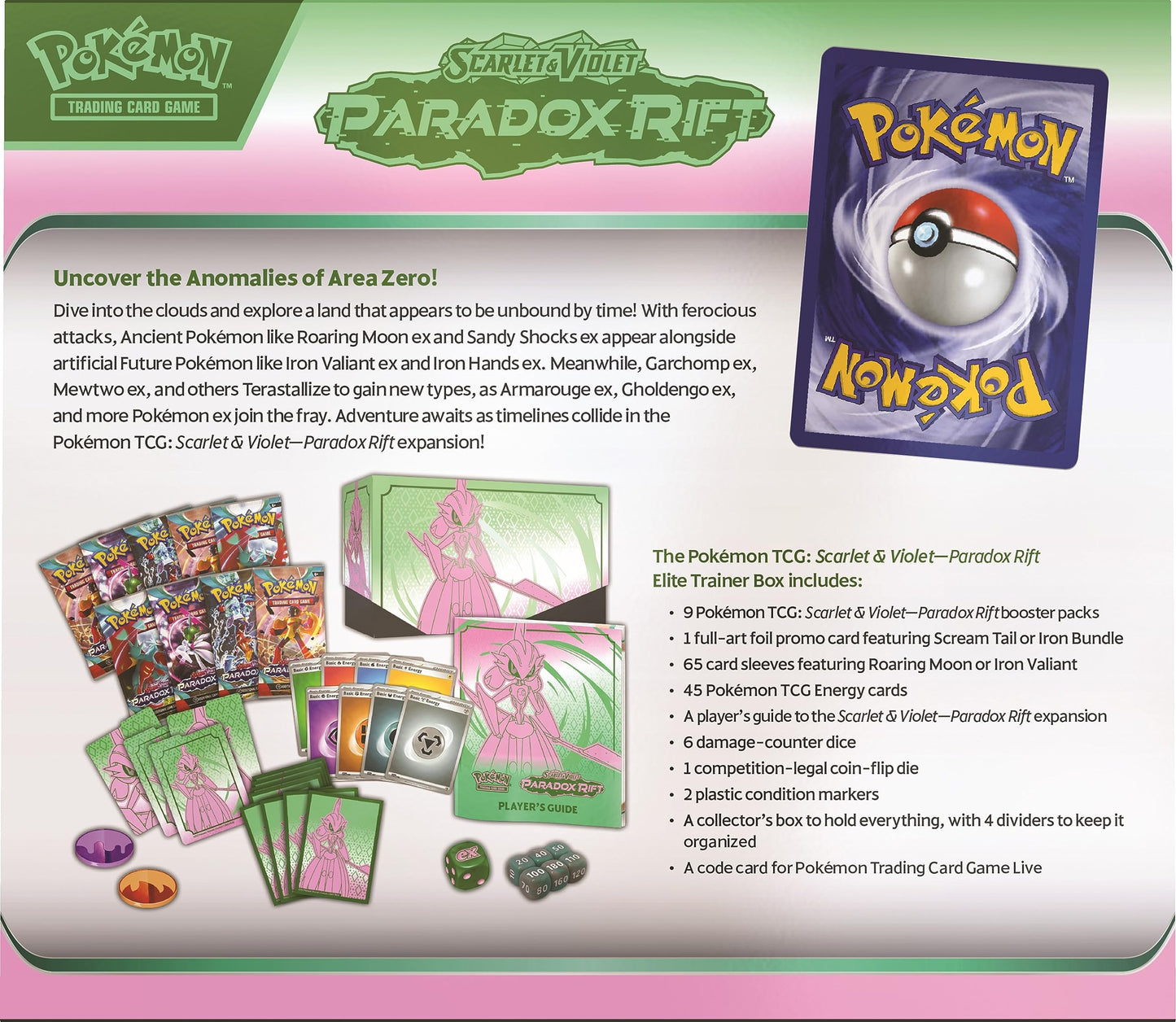 POKEMON TCG Scarlet & Violet 4: Paradox Rift Elite Trainer Box (ETB)