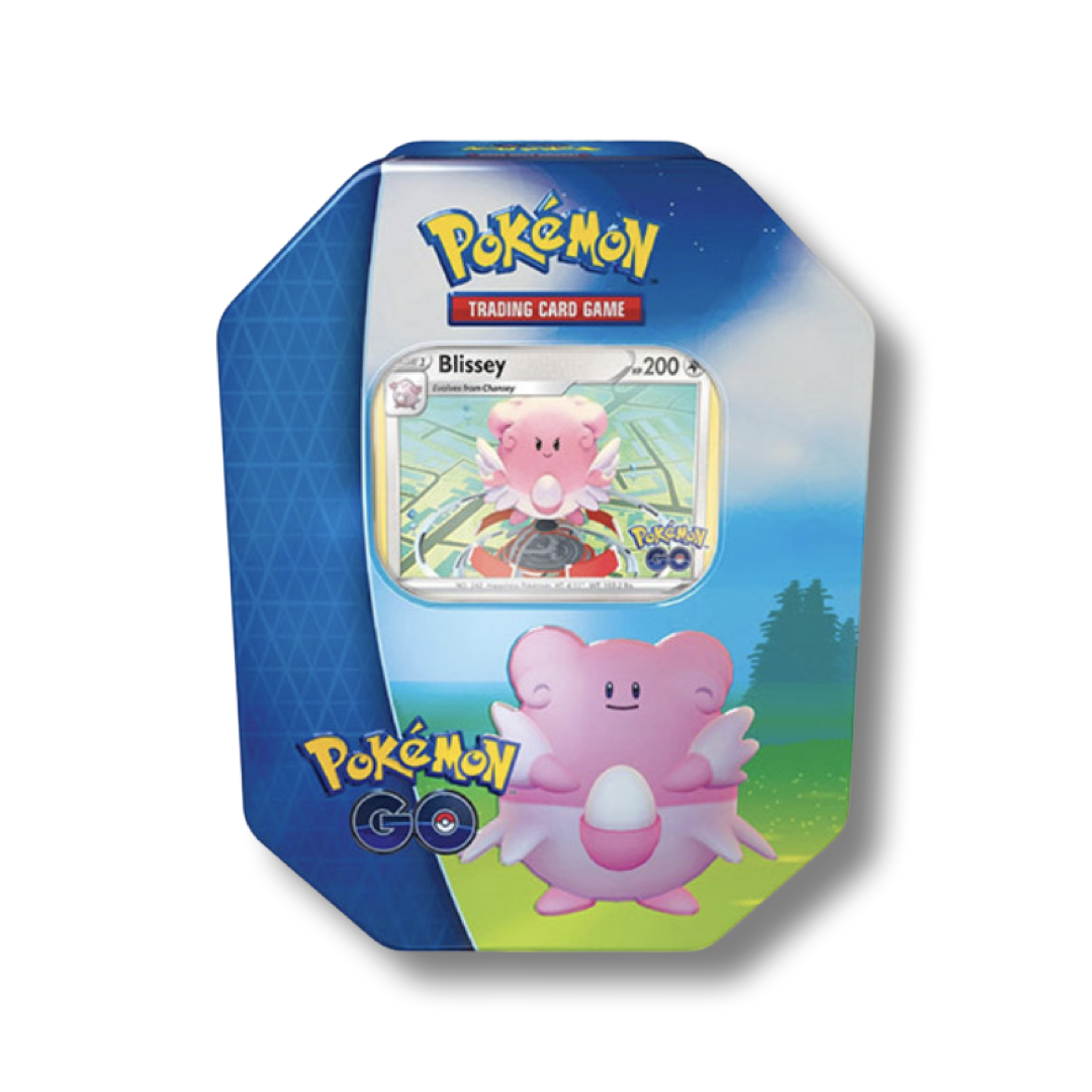 Pokémon TCG: Pokémon GO Tin - Blissey (2 Foil Cards & 4 Booster Packs)