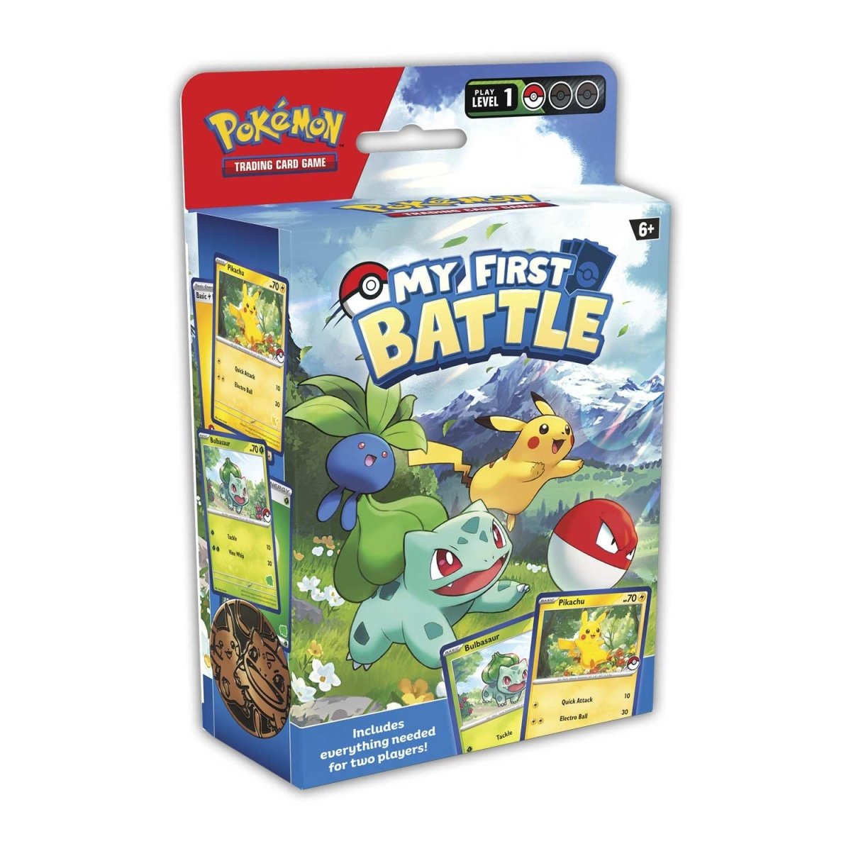 Pokemon TCG: My First Battle - Pikachu and Bulbasaur (2 ready-to-play mini decks & accessories)
