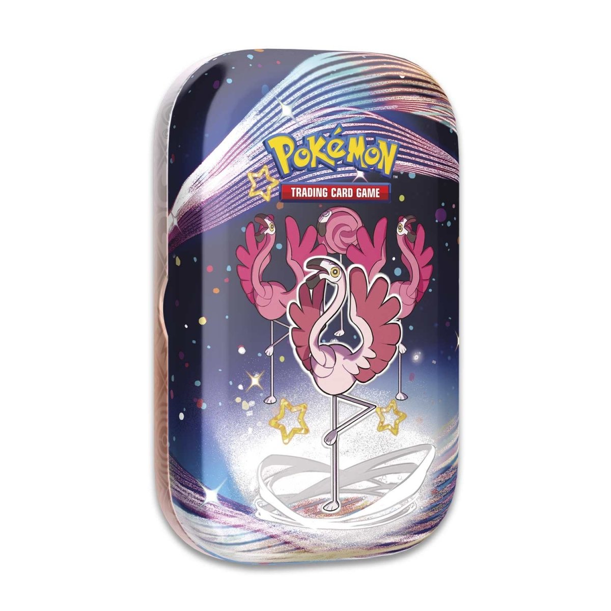 Pokemon TCG: Scarlet & Violet - Paldean Fates Mini Tin - Flamigo (2 Booster Packs, 1 Sticker & 1 Art Card)