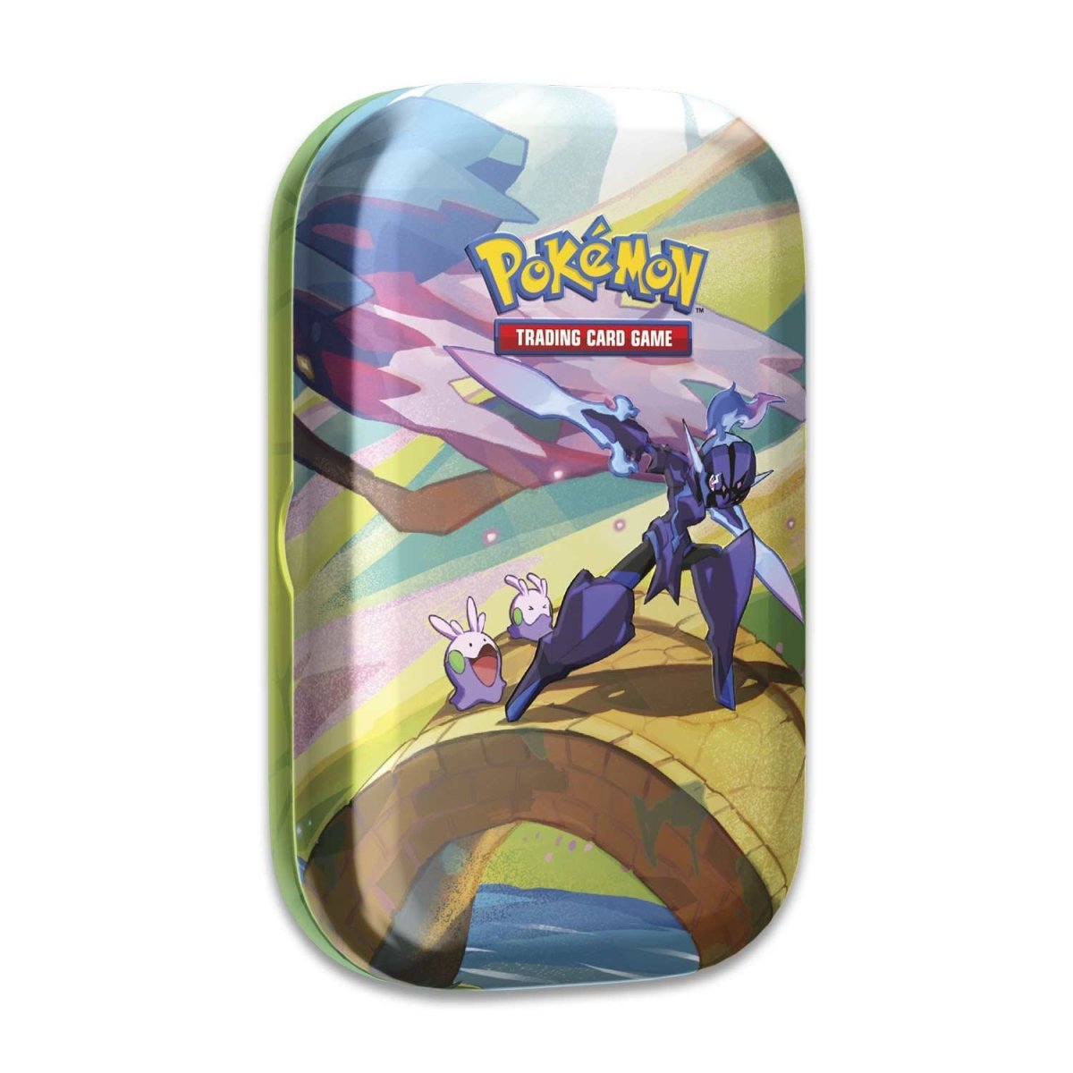 Pokemon TCG: Vibrant Paldea Mini Tin - Ceruledge & Goomy (2 Booster Packs, 1 Sticker Sheet)