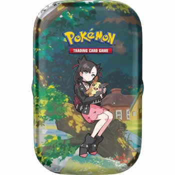 Pokemon TCG: Crown Zenith Mini Tin - Marnie & Morpeko (2 Booster Packs & 1 Pokemon Art Card)