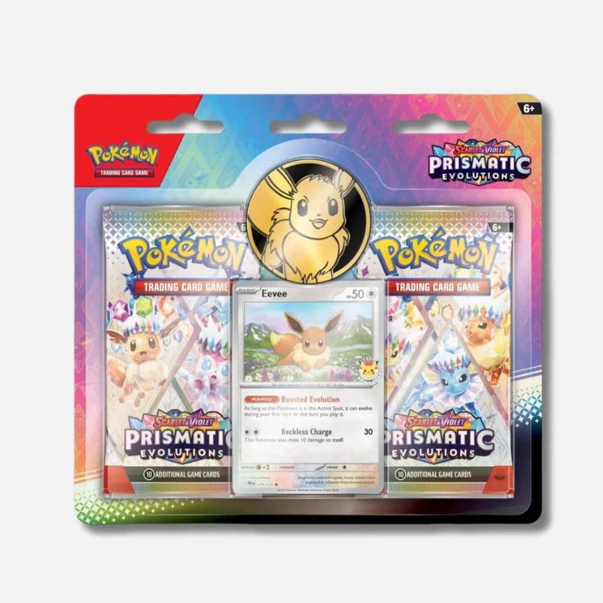 Pokemon TCG Scarlet & Violet 8.5 Prismatic Evolutions 2-PK Blister