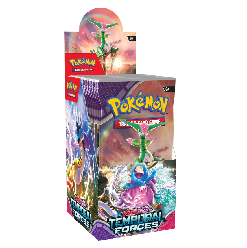 Pokemon TCG: Scarlet & Violet - Temporal Forces Booster Display Box (18 Booster Packs)