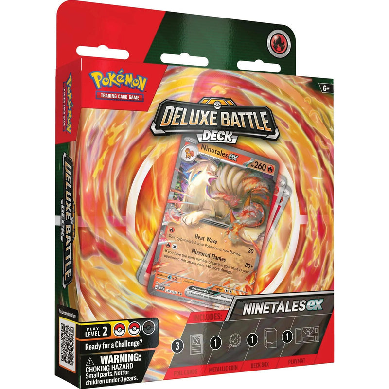 TCG: Ninetales ex Deluxe Battle Deck (Ready to Play 60 Card Deck & Accessories)