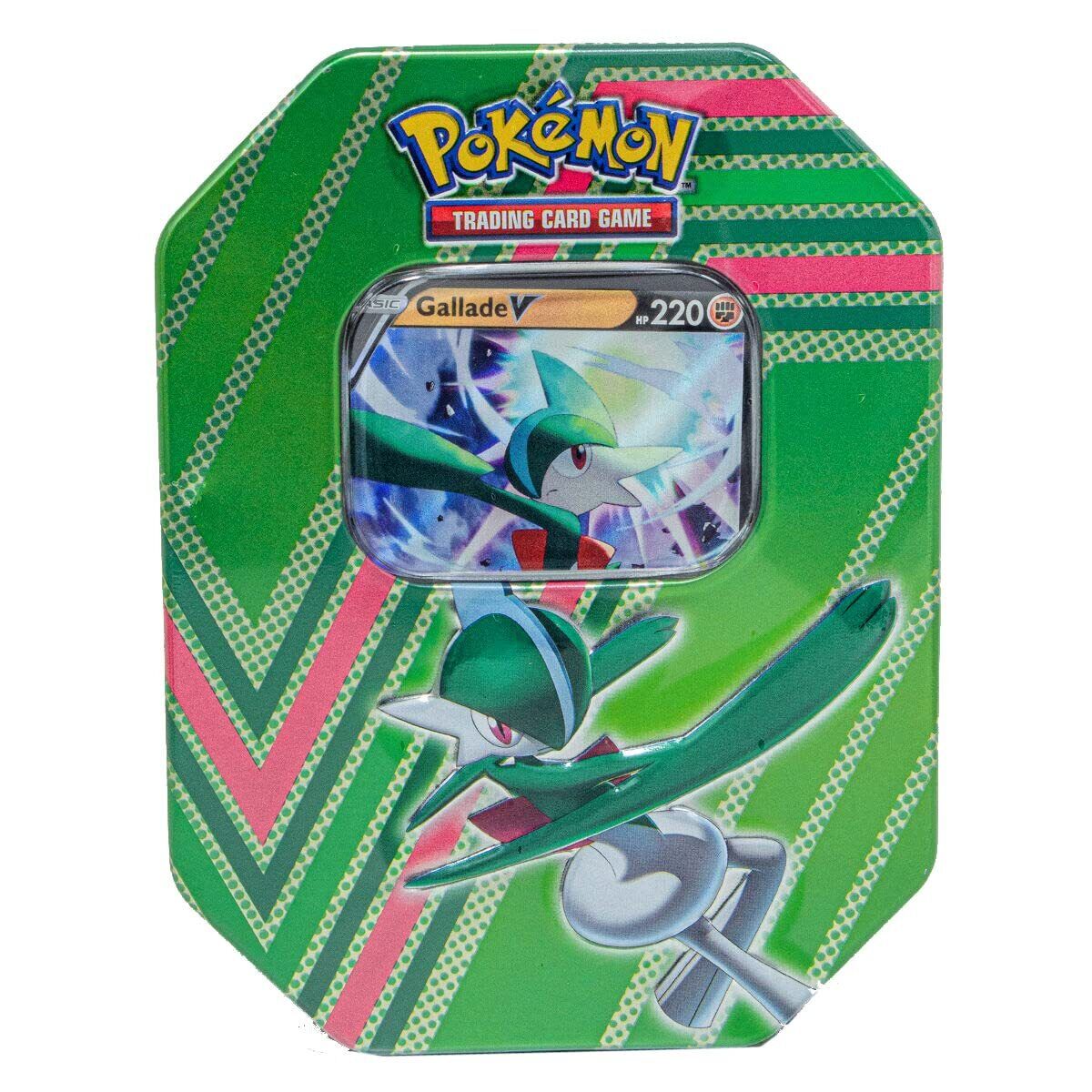 Pokemon Hidden Potential Tin - Gallade V (1 Foil Card & 4 Booster Packs)