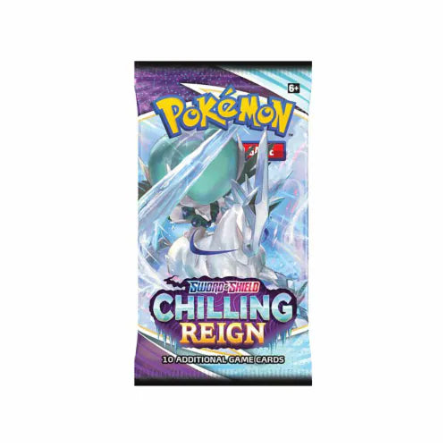 Chilling Reign Booster Pack Pokemon - Single Pack (10 Cards)