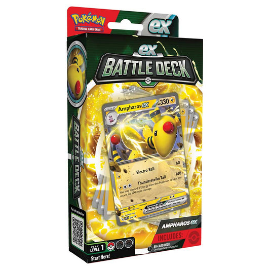 Pokemon TCG: Ampharos ex Battle Deck (Ready-to-Play 60-Card Deck)