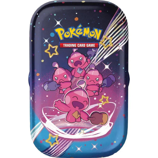 Pokemon TCG: Scarlet & Violet - Paldean Fates Mini Tin  -  Tinkatink (2 Booster Packs, 1 Sticker & 1 Art Card)