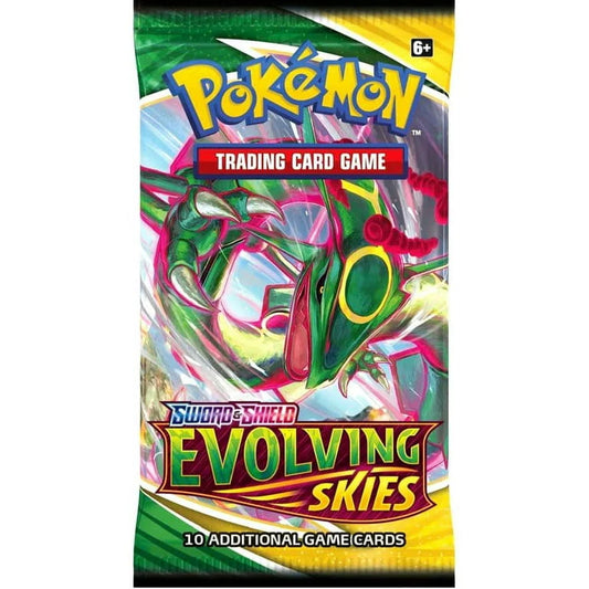 Pokemon TCG: Sword & Shield Evolving Skies Booster Pack (10 Cards)