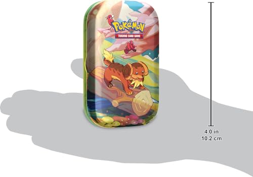 Pokémon TCG: Vibrant Paldea Mini Tin – Dachsbun & Oricorio (2 Booster Packs, 1 Sticker Sheet)