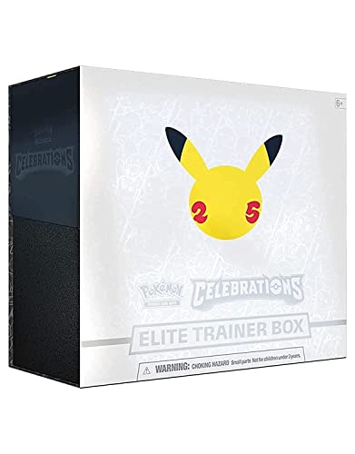 Pokemon | Celebrations Elite Trainer Box | Card Game | Ages 6+ | 2 Players | 10+ Minutes Playing Time