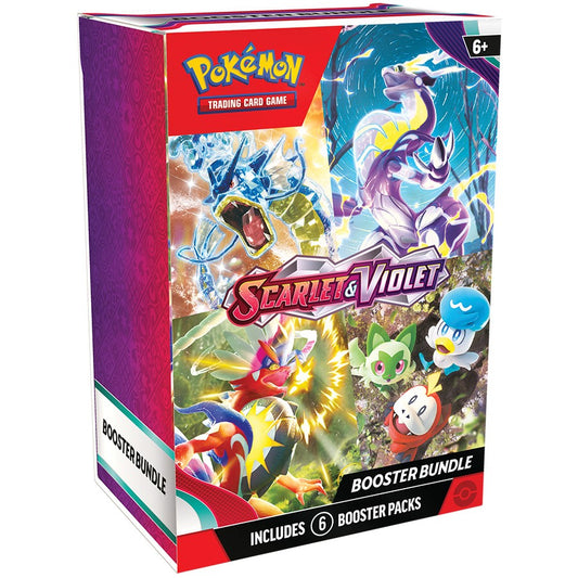 TCG: Scarlet and Violet Booster Bundle (6 Booster Packs)