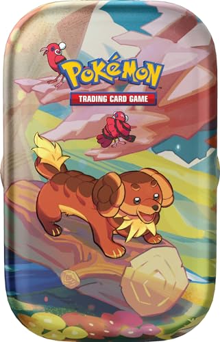 Pokémon TCG: Vibrant Paldea Mini Tin – Dachsbun & Oricorio (2 Booster Packs, 1 Sticker Sheet)