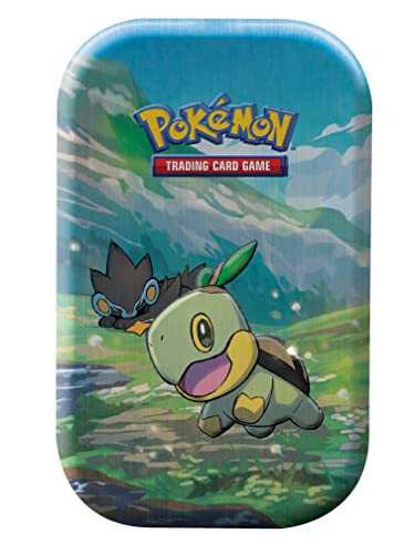 Pokemon TCG: Sinnoh Stars Mini Tin - Turtwig, Luxray (2 Booster Packs & 1 Pokèmon Art Card)