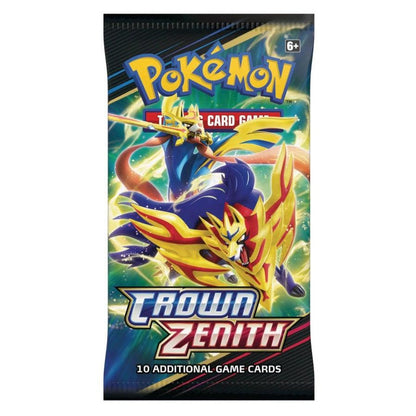 Pokemon TCG: Crown Zenith - Booster Pack (Single Booster Pack, 10 Cards)