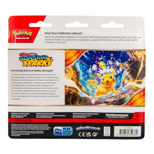 Pokémon TCG: Scarlet & Violet - Surging Sparks Three-Booster Quagsire
