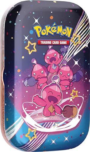 Pokemon TCG: Scarlet & Violet - Paldean Fates Mini Tin  -  Tinkatink (2 Booster Packs, 1 Sticker & 1 Art Card)