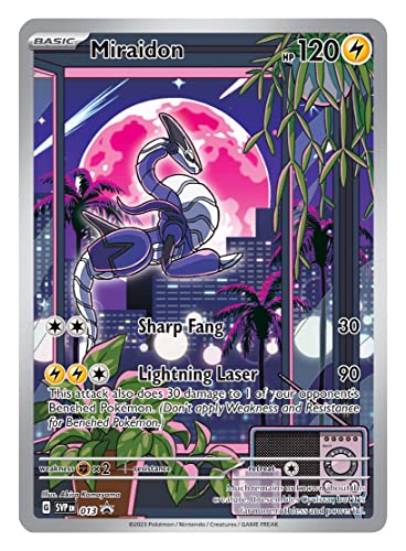 Pokémon TCG: Scarlet and Violet Elite Trainer Box - Miraidon Purple (1 Full Art Promo Card, 9 Boosters and Premium Accessories)