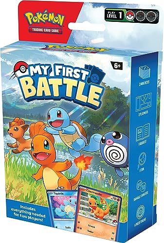 Pokémon TCG: My First Battle—Charmander and Squirtle (2 Ready-to-Play Mini Decks & Accessories)