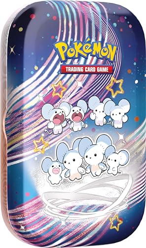 Pokemon TCG: Scarlet & Violet - Paldean Fates Mini Tin  -  Maushold (2 Booster Packs, 1 Sticker & 1 Art Card)