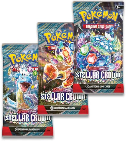 Pokémon TCG: Scarlet & Violet—Stellar Crown 3-Pack Blister - Tinkaton (3 Booster Packs & Foil Promo Card)