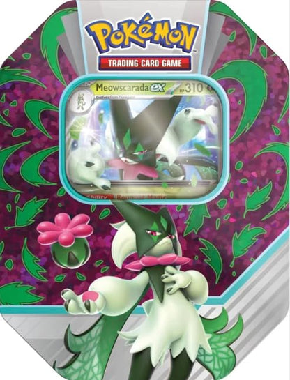 Pokemon TCG: Paldea Partners Meowscarada EX Tin